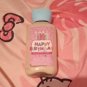 Bath & Body Works Happy Birthday Lotion - Pink & Cream